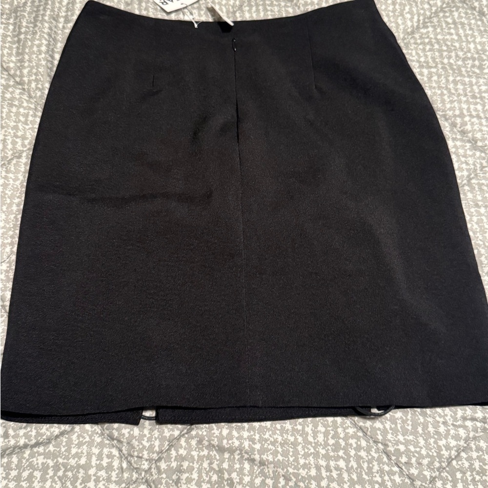 Love Riche Black Lace-Up Skirt - Picture 3 of 4